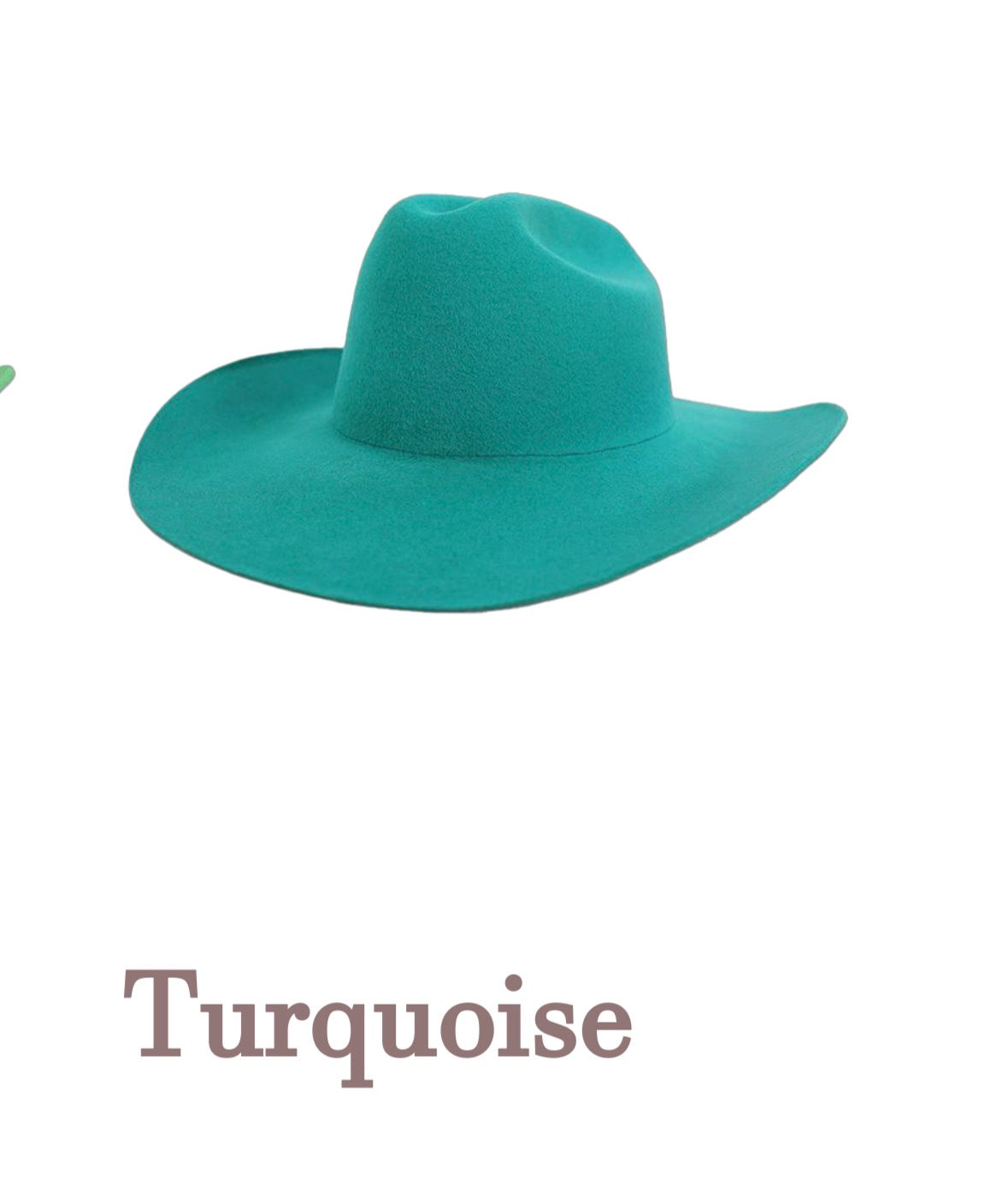 Pre-Shaped Felt Cowboy Hat – Ready for Custom Design