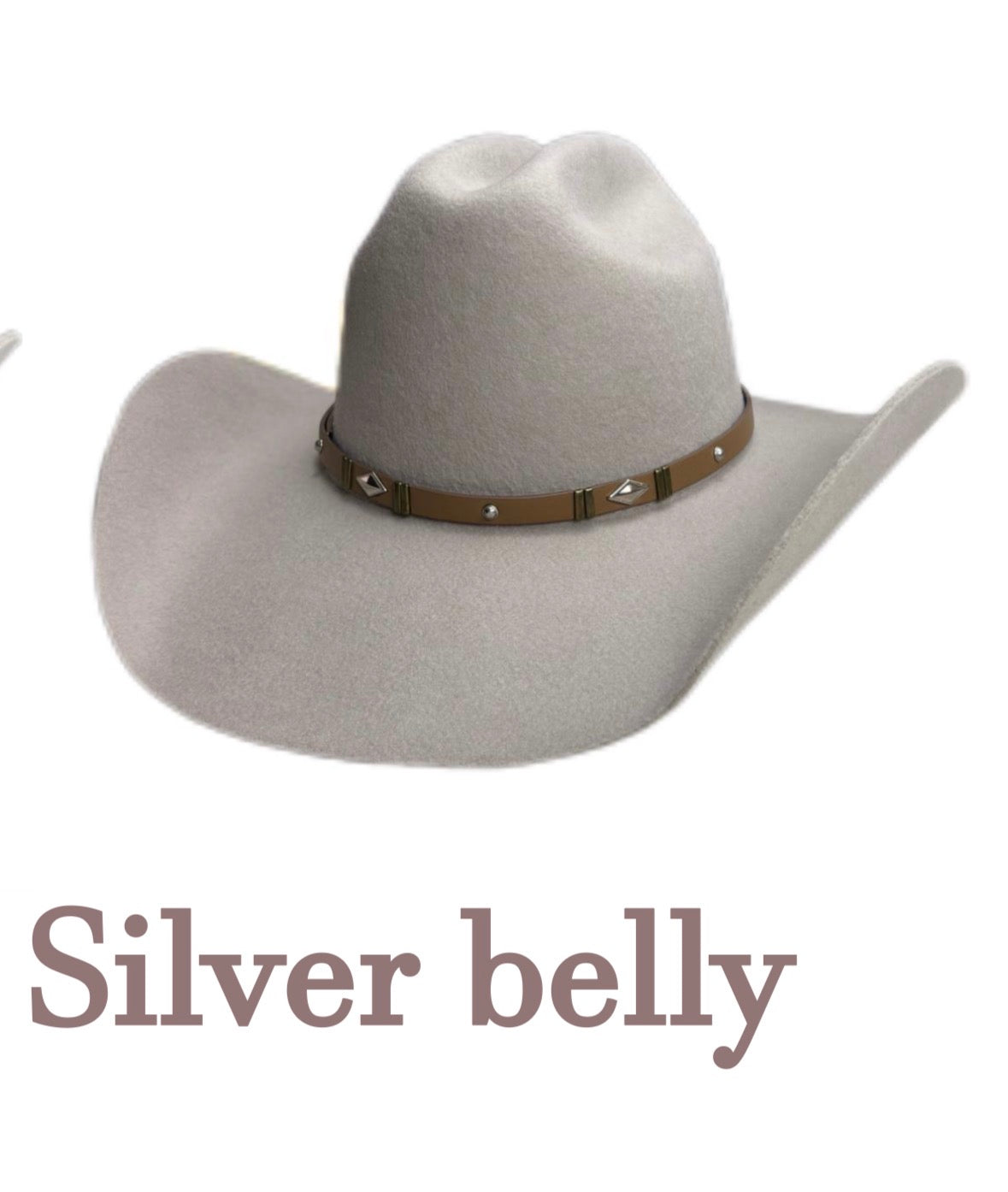 Pre-Shaped Felt Cowboy Hat – Ready for Custom Design